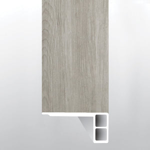 Roble Dunite (BORDE DE ESCALÓN AL RAS CON BORDE RELAJADO [Madera • Mate • Medio] - LVT * MOLDURA DE VINILO DE LUJO) | 2 3/4" X 3/4" X 94"