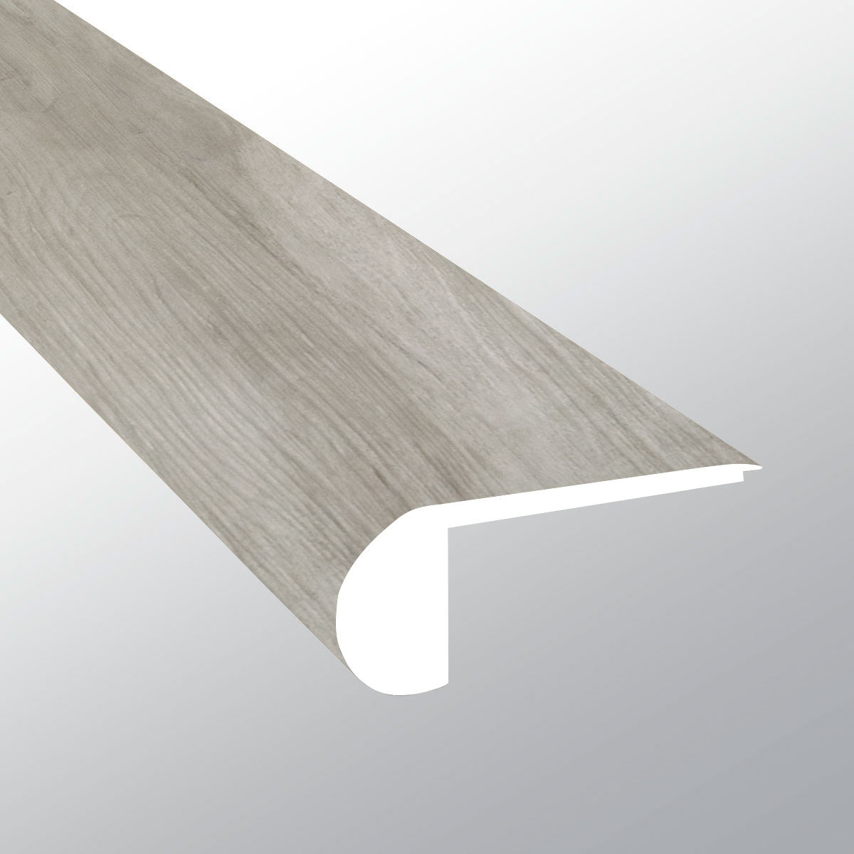 Roble Dunite (NARIZ DE ESCALÓN AL RAS [Madera • Mate • Medio] - LVT * MOLDURA DE VINILO DE LUJO) | 2 3/4" X 3/4" X 94"