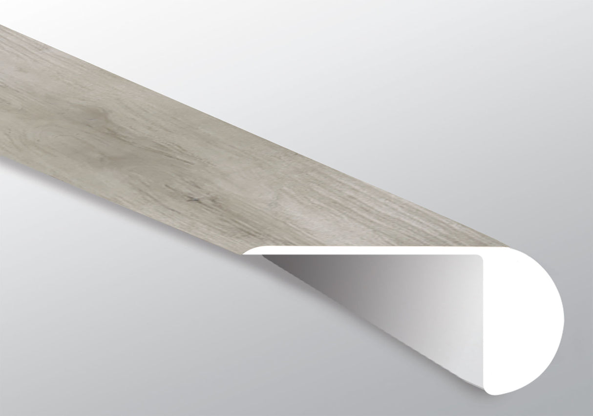 Roble Dunite (NARIZ DE ESCALÓN SUPERPUESTO [Madera • Mate • Medio] - LVT * MOLDURA DE VINILO DE LUJO) | 2 1/4" X 1" X 94"