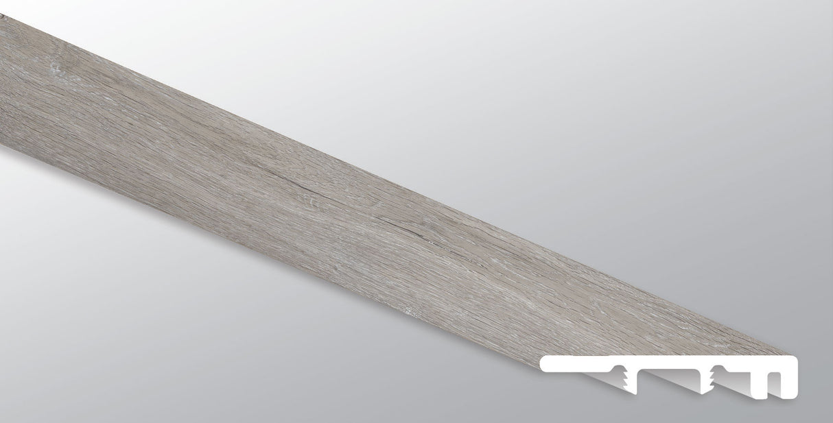 Fresno de olmo (TAPA DE EXTREMO [Madera • Mate • Mediana] - LVT * MOLDURA DE VINILO DE LUJO) | 1 1/2" X 1/4" X 94"