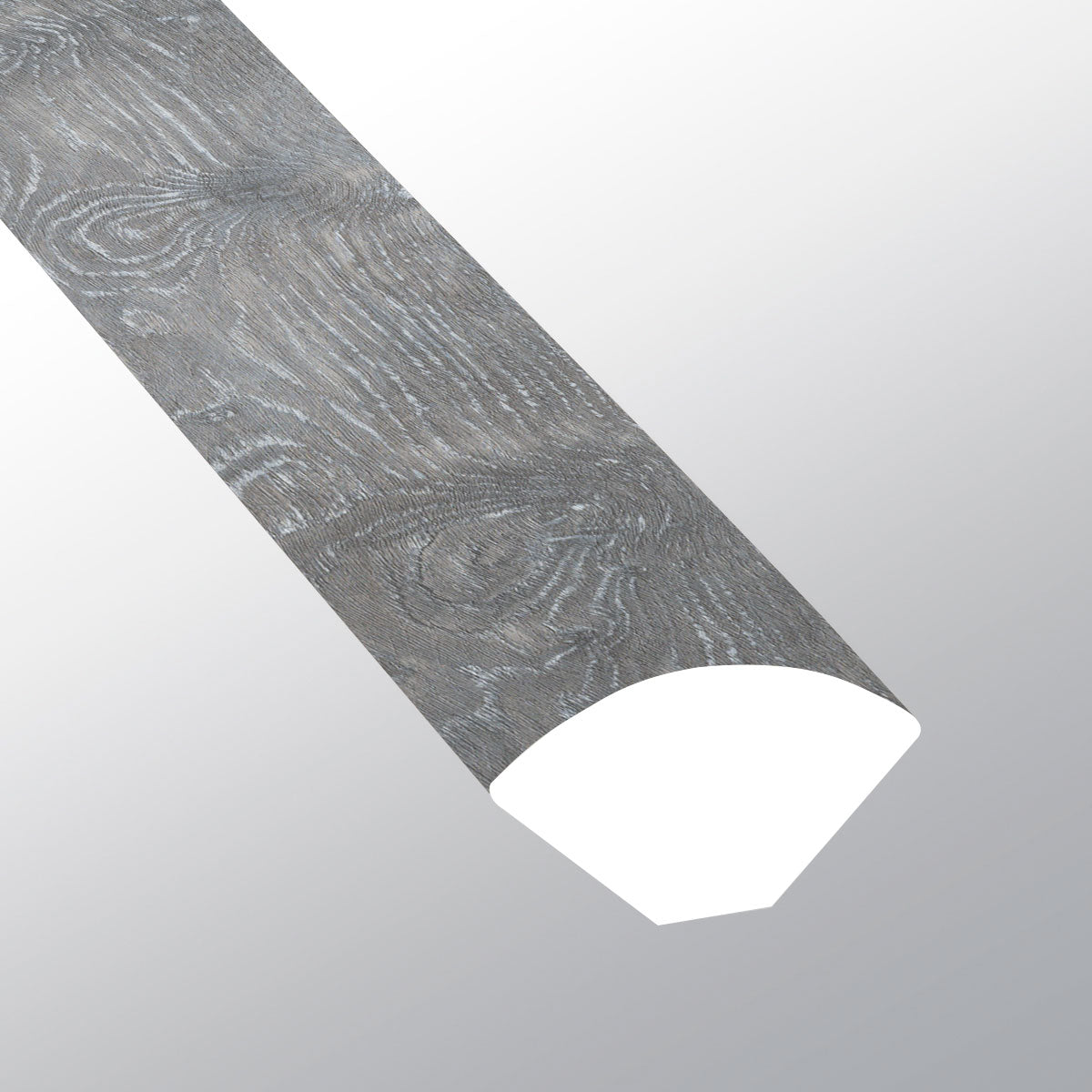 Fresno de olmo (UN CUARTO DE CANAL [Madera • Mate • Medio] - LVT * MOLDURA DE VINILO DE LUJO) | 5/8" X 3/4" X 94"
