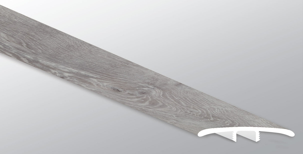 Elmwood Ash ( T MOLDING [ Wood • Matte • Medium ] - LVT * LUXURY VINYL TRIM ) | 1 3/4" X 1/4" X 94"
