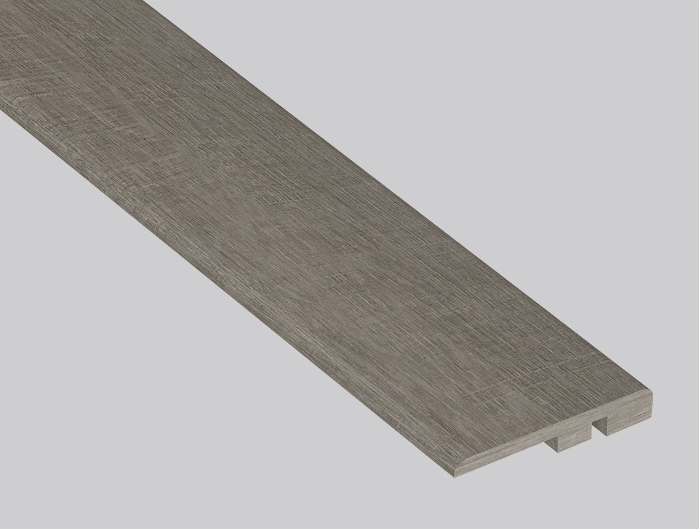 Emridge ( END CAP [ Wood • Matte • Medium ] - LVT * LUXURY VINYL TRIM ) | 1 1/2" X 1/4" X 94"