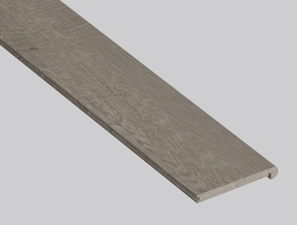 Emridge ( FLUSH STAIR NOSE [ Wood • Matte • Medium ] - LVT * LUXURY VINYL TRIM ) | 2 3/4" X 3/4" X 94"