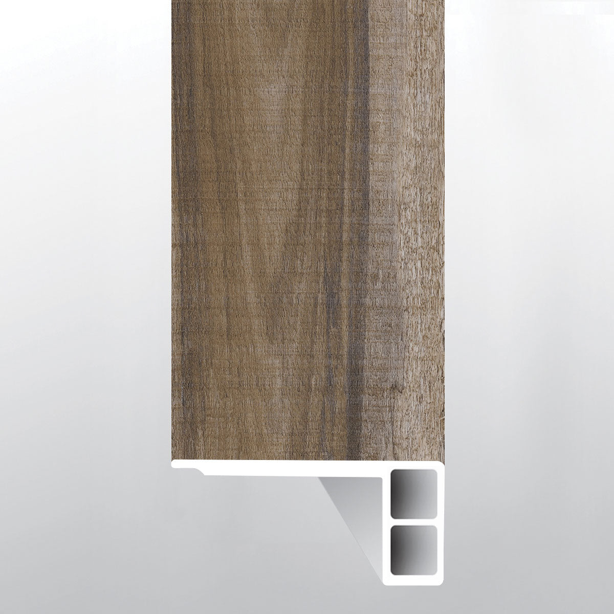 Exotika ( FLUSH STAIR NOSE EASED EDGE [ Wood • Matte • Medium ] - LVT * LUXURY VINYL TRIM ) | 2 3/4" X 3/4" X 94"