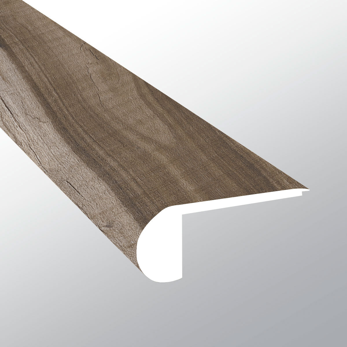 Exotika ( FLUSH STAIR NOSE [ Wood • Matte • Medium ] - LVT * LUXURY VINYL TRIM ) | 2 3/4" X 3/4" X 94"