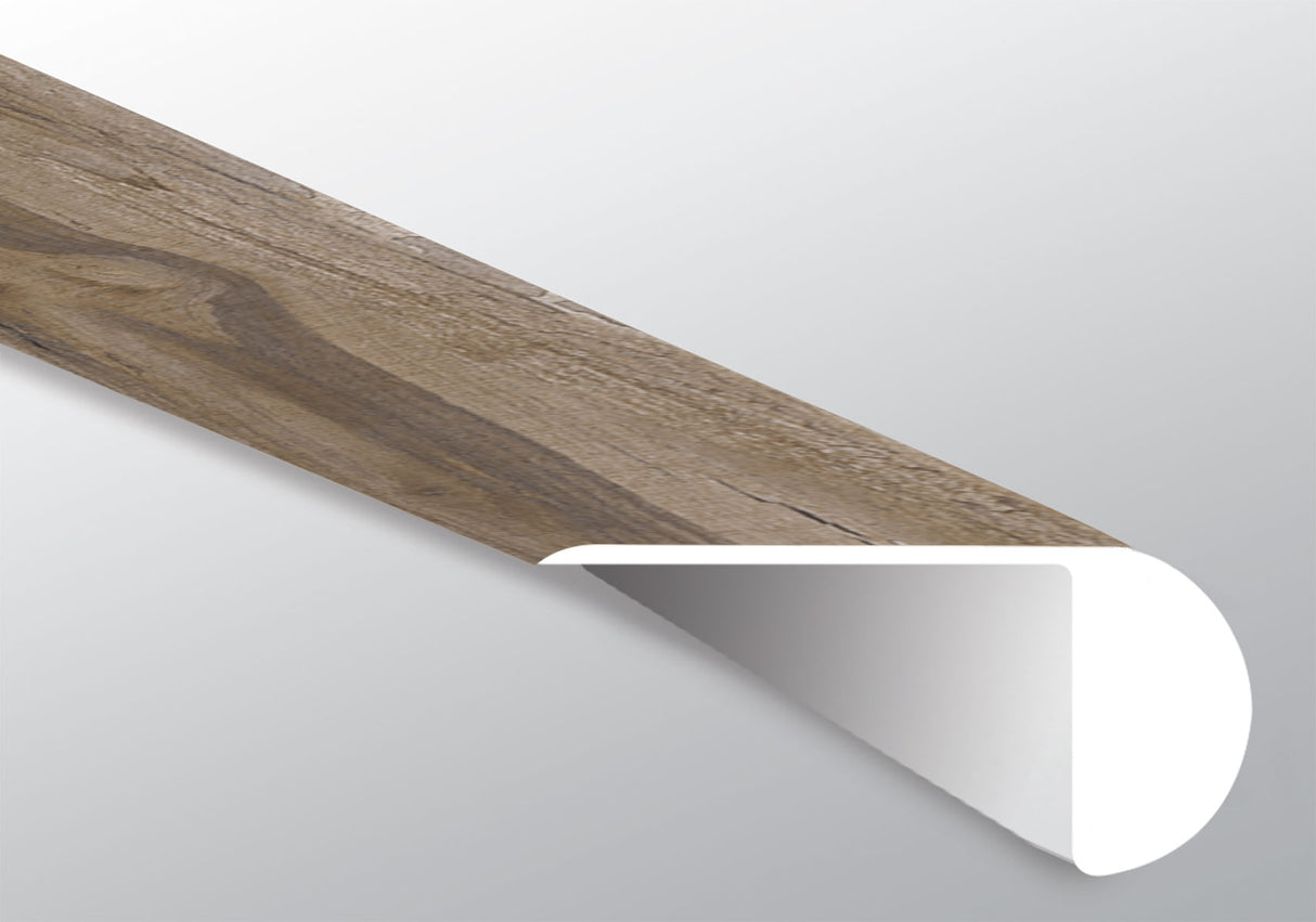 Exotika (NARIZ DE ESCALÓN SUPERPUESTO [Madera • Mate • Medio] - LVT * MOLDURA DE VINILO DE LUJO) | 2 1/4" X 1" X 94"