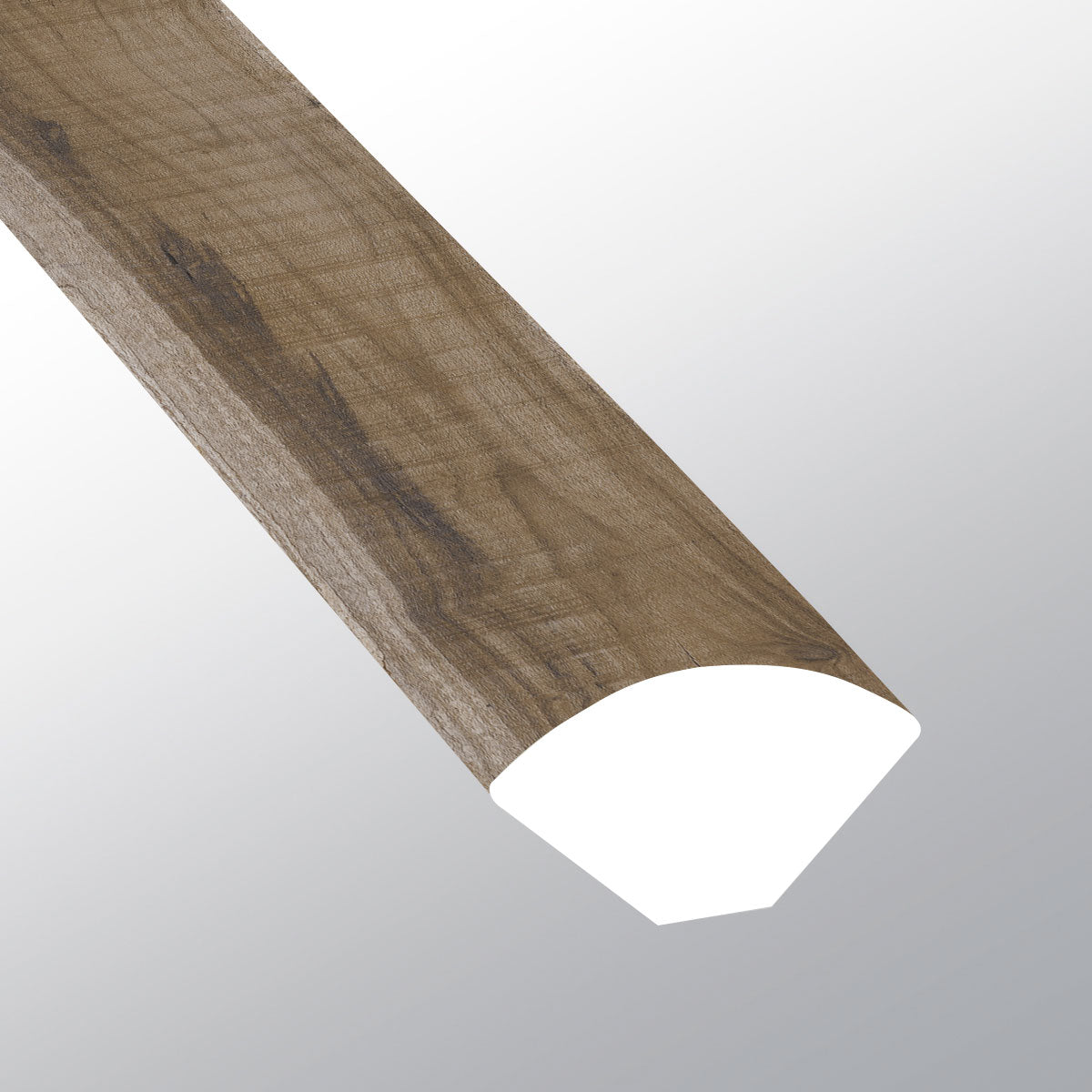 Exotika (Cuarto de círculo [Madera • Mate • Medio] - LVT * Molduras de vinilo de lujo) | 5/8" X 3/4" X 94"
