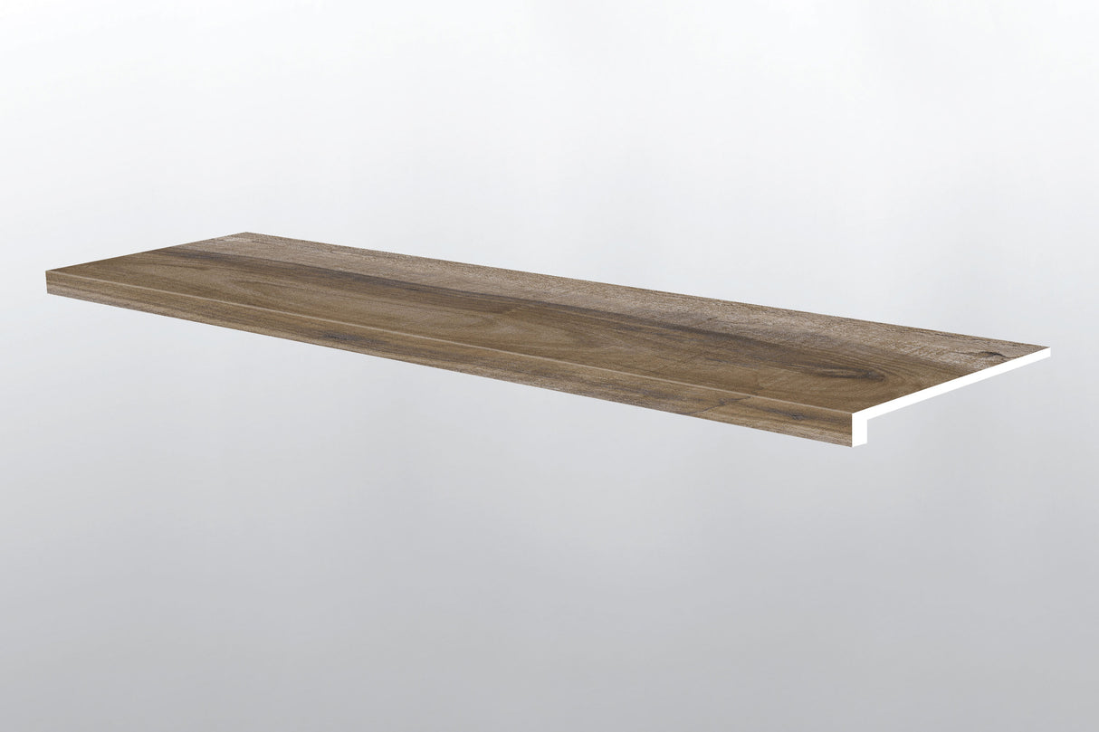Exotika (PELDAÑO DE ESCALERA CON BORDE SUAVIZADO [Madera • Mate • Medio] - LVT * MOLDURA DE VINILO DE LUJO) | 1 1/2" X 1/4" X 47 1/2"
