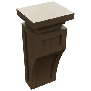 Fabuwood Canyon Oak CML Corbel, Top View