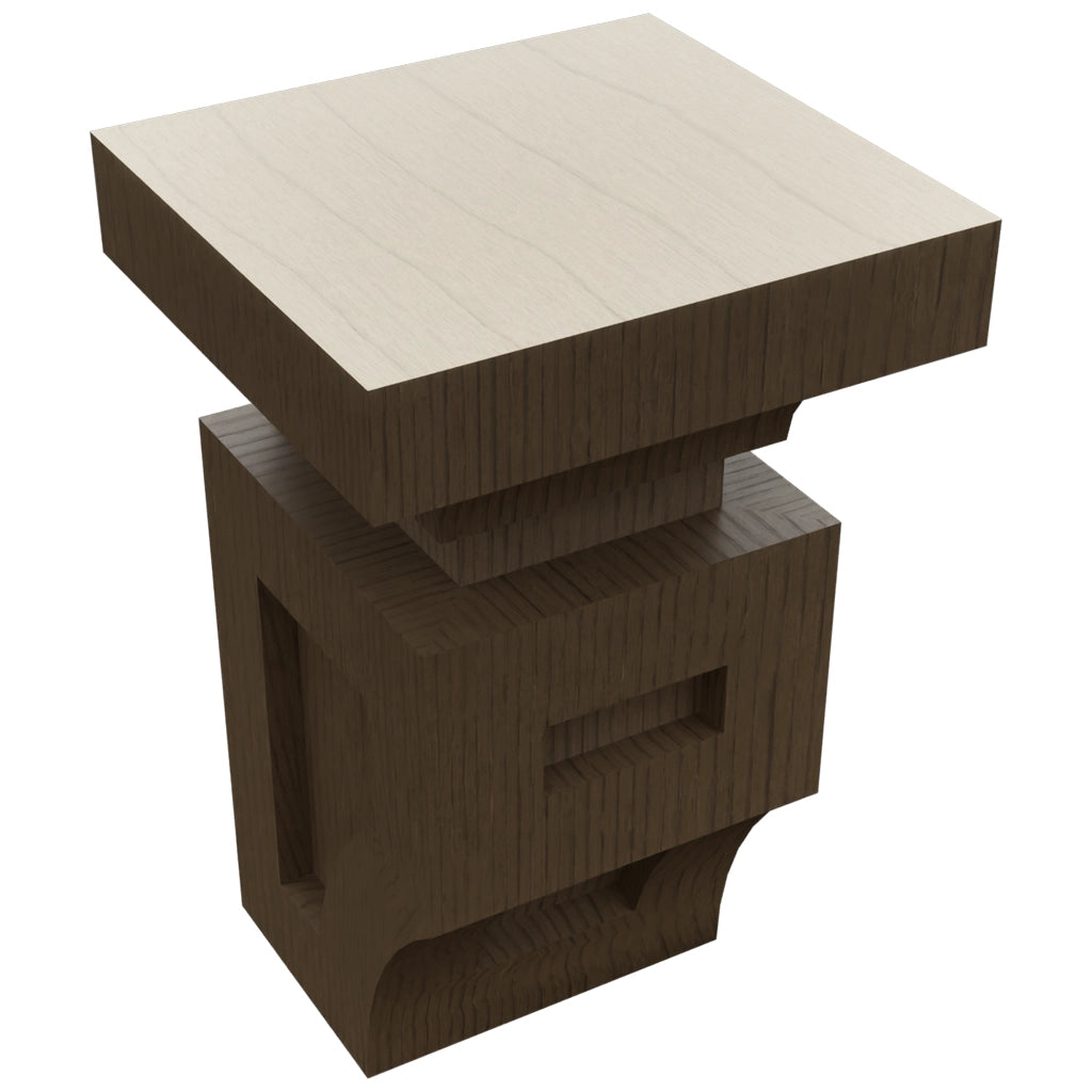 Fabuwood Canyon Oak CMS Corbel, Top View