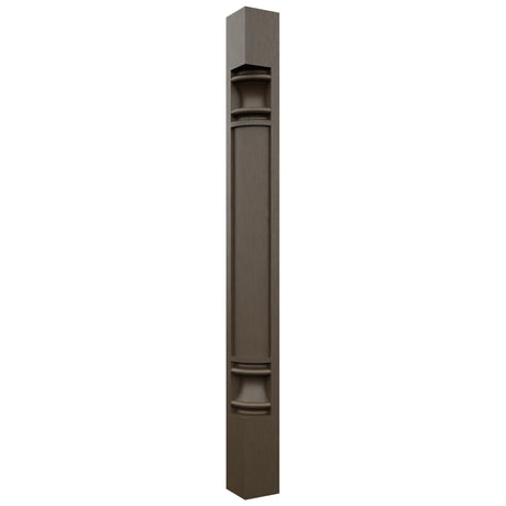 Fabuwood Canyon Oak CP36 Base Post, Front View