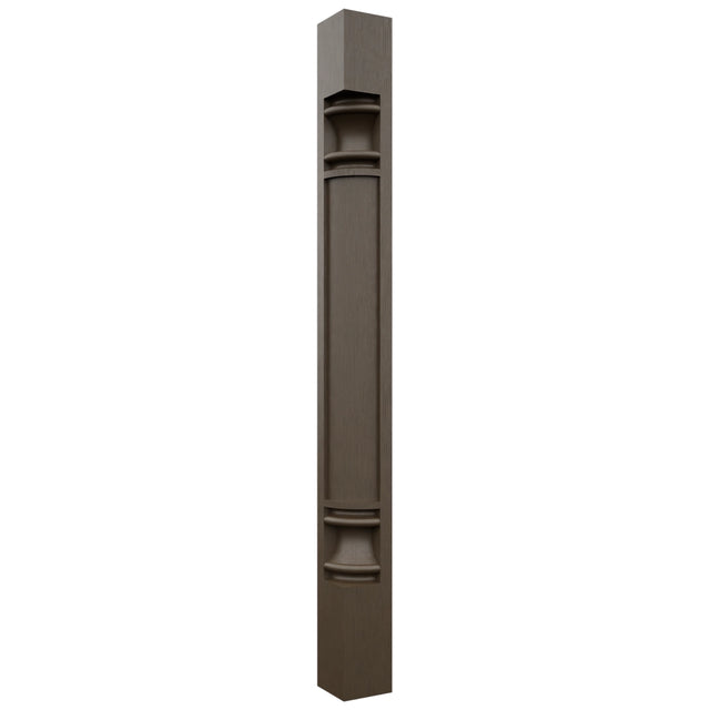 Fabuwood Canyon Oak CP36 Base Post, Front View