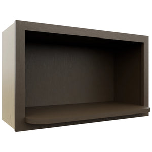 MW3018 ( Wall | Microwave Shelf Cabinet - 3"W X 18"H X 12"D ) | Canyon Oak