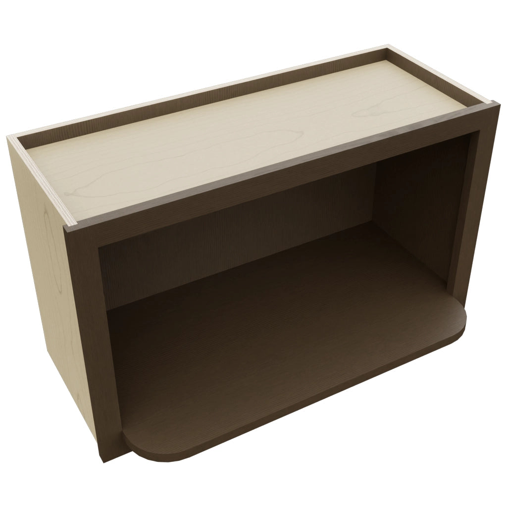 MW3018 ( Wall | Microwave Shelf Cabinet - 3"W X 18"H X 12"D ) | Canyon Oak