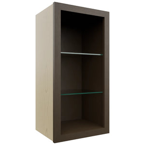 Fabuwood Canyon Oak NDW1530 Wall Standard No Door Cabinet, Front View