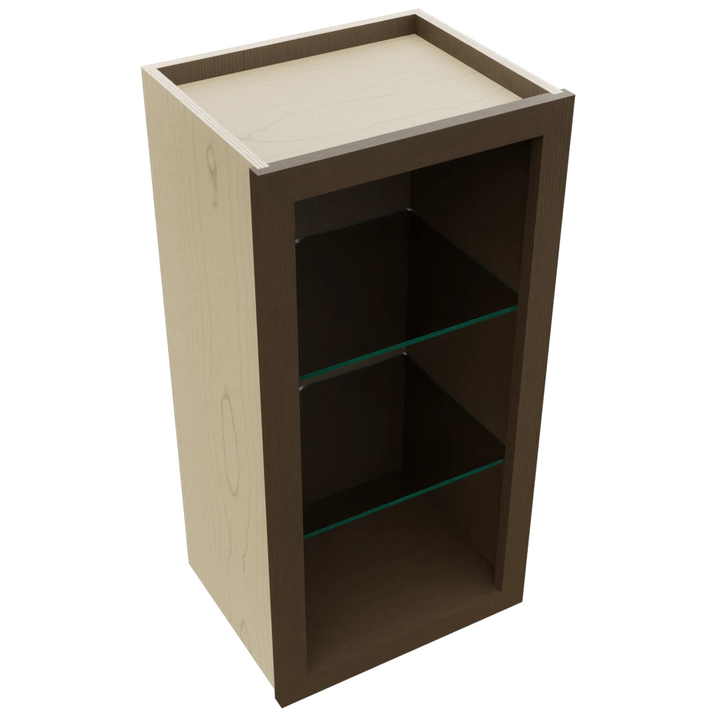 Fabuwood Canyon Oak NDW1530 Wall Standard No Door Cabinet, Top View