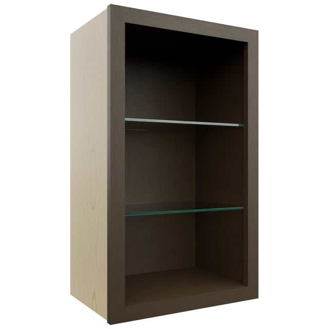 Fabuwood Canyon Oak NDW1830 Wall Standard No Door Cabinet, Front View
