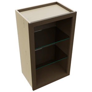 Fabuwood Canyon Oak NDW1830 Wall Standard No Door Cabinet, Top View