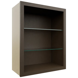 Fabuwood Canyon Oak NDW2430 Wall Standard No Door Cabinet, Front View