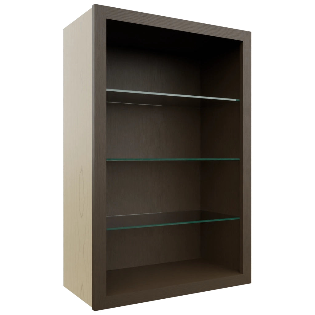 Fabuwood Canyon Oak NDW2436 Wall Standard No Door Cabinet, Front View