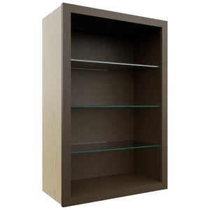 Fabuwood Canyon Oak NDW2436 Wall Standard No Door Cabinet, Front View