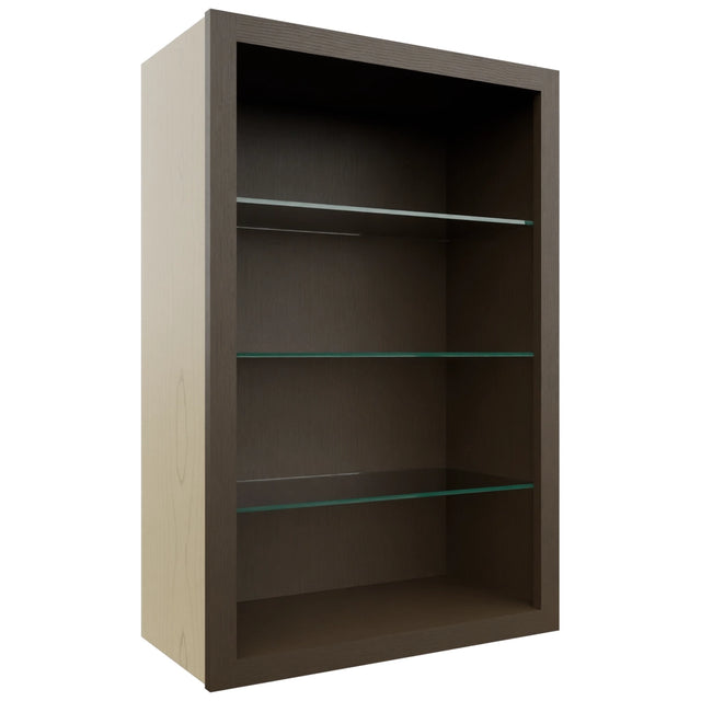 Fabuwood Canyon Oak NDW2436 Wall Standard No Door Cabinet, Front View