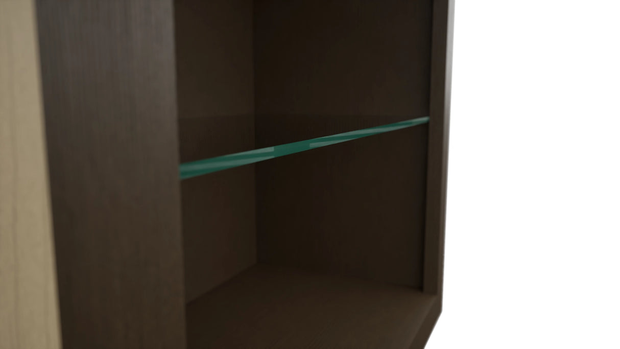 Fabuwood Canyon Oak NDW2442 Wall Standard No Door Cabinet, Detail View