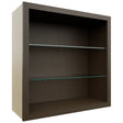 Fabuwood Canyon Oak NDW3030 Wall Standard No Door Cabinet, Front View