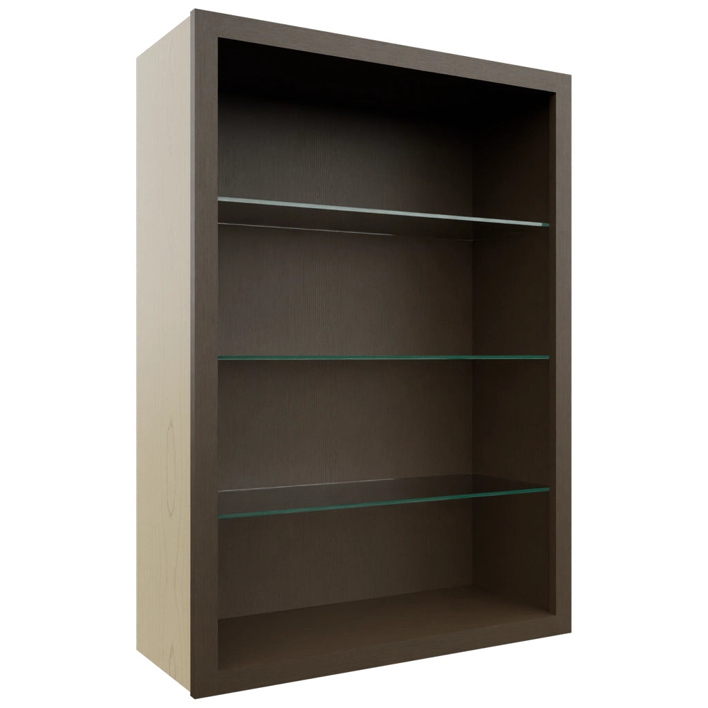 Fabuwood Canyon Oak NDW3042 Wall Standard No Door Cabinet, Front View