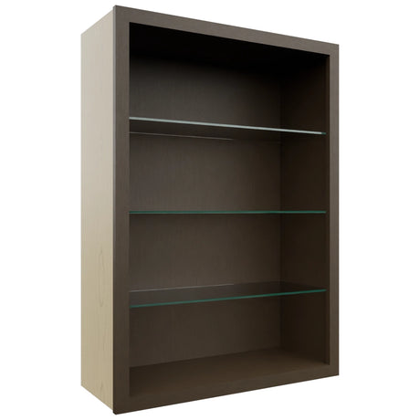 Fabuwood Canyon Oak NDW3042 Wall Standard No Door Cabinet, Front View