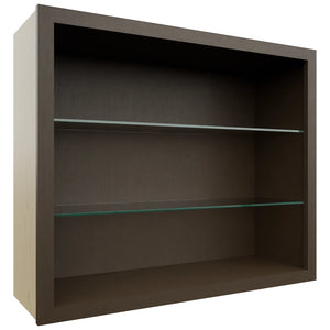 Fabuwood Canyon Oak NDW3630 Wall Standard No Door Cabinet, Front View
