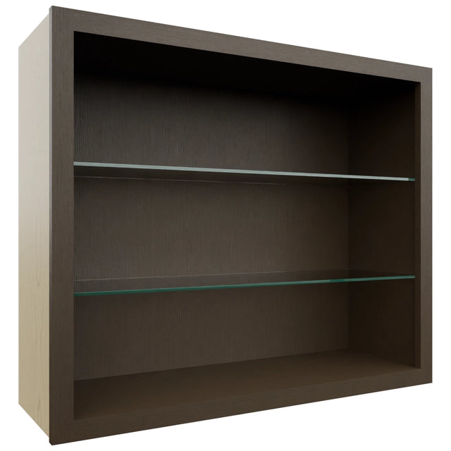 Fabuwood Canyon Oak NDW3630 Wall Standard No Door Cabinet, Front View
