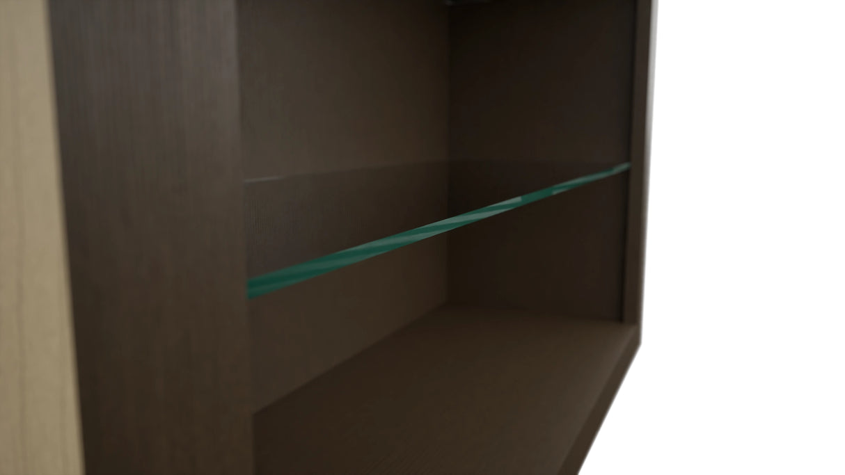 Fabuwood Canyon Oak NDW3630 Wall Standard No Door Cabinet, Detail View