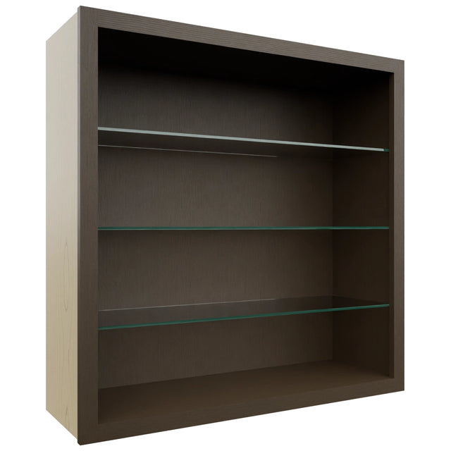 Fabuwood Canyon Oak NDW3636 Wall Standard No Door Cabinet, Front View