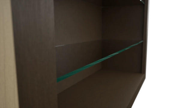Fabuwood Canyon Oak NDW3636 Wall Standard No Door Cabinet, Detail View