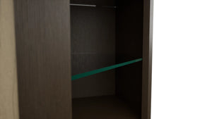 Fabuwood Canyon Oak NDWDC2436 Wall Corner Diagonal No Door Cabinet, Detail View
