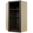 Fabuwood Canyon Oak NDWDC2442 Wall Corner Diagonal No Door Cabinet, Front View
