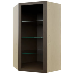 Fabuwood Canyon Oak NDWDC2442 Wall Corner Diagonal No Door Cabinet, Front View