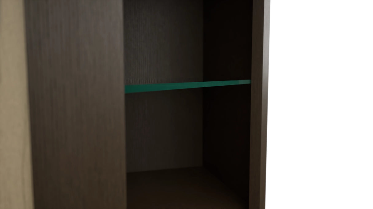Fabuwood Canyon Oak NDWDC2442 Wall Corner Diagonal No Door Cabinet, Detail View