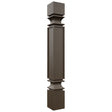 Fabuwood Canyon Oak SP36 Base Post, Front View