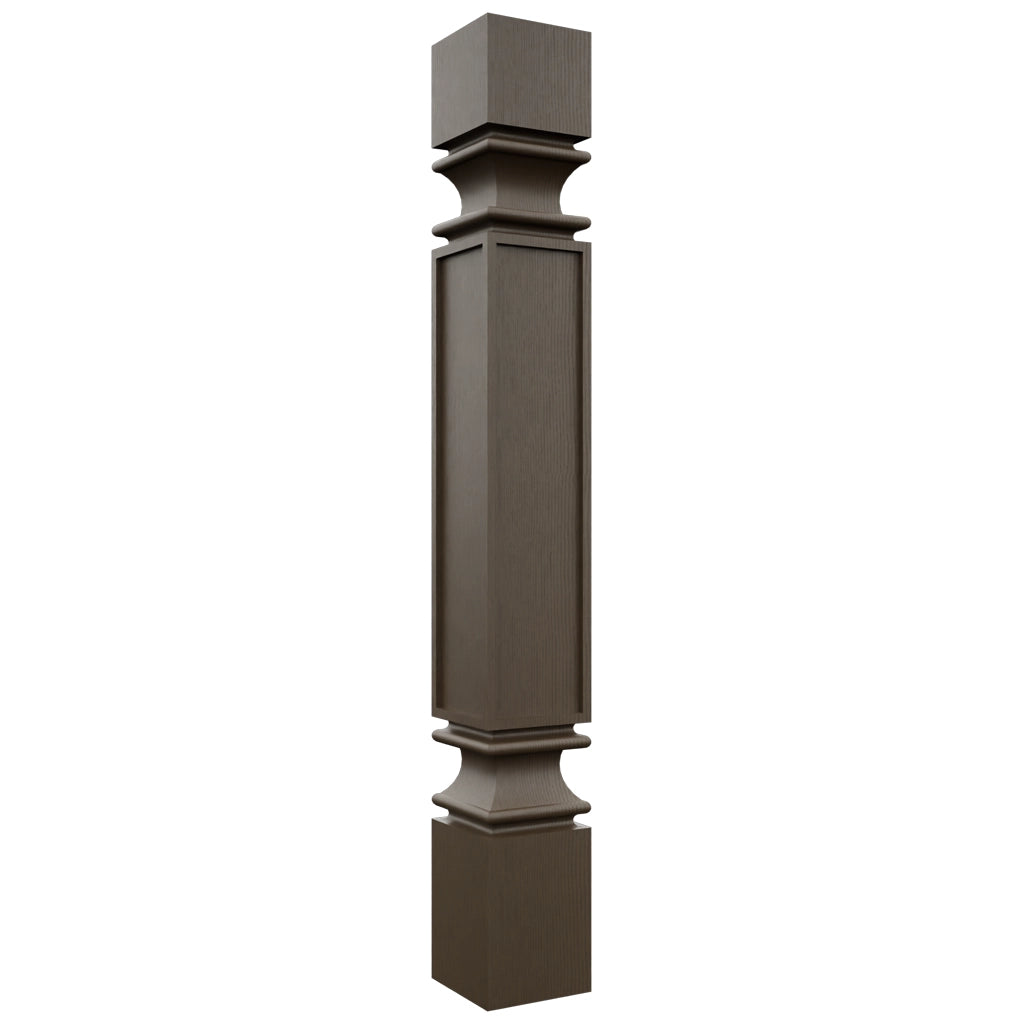 Fabuwood Canyon Oak SP36 Base Post, Front View