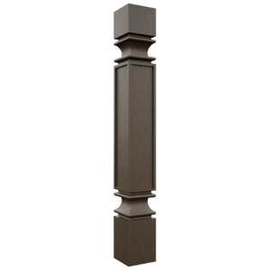 Fabuwood Canyon Oak SP36 Base Post, Front View