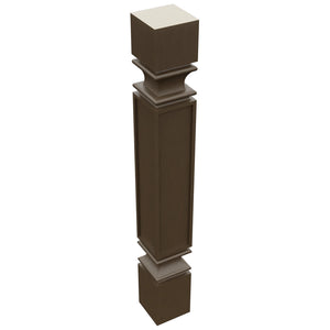 Fabuwood Canyon Oak SP36 Base Post, Top View
