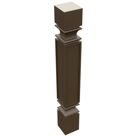 Fabuwood Canyon Oak SP36 Base Post, Top View