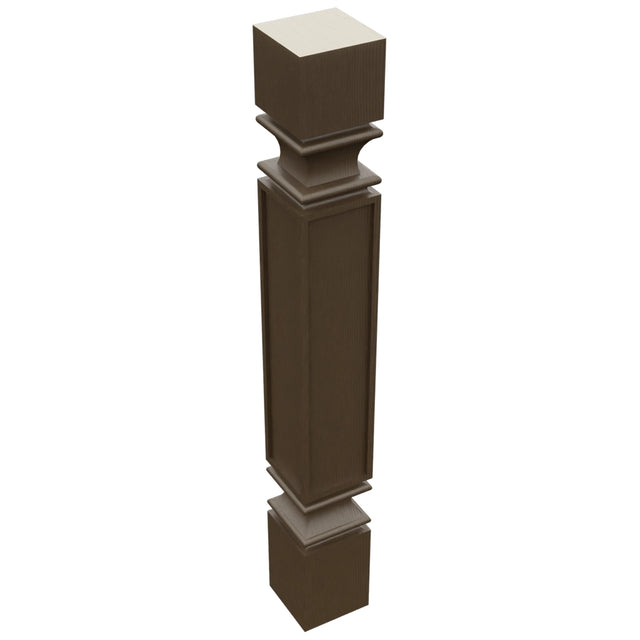 Fabuwood Canyon Oak SP36 Base Post, Top View