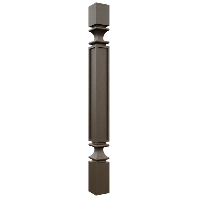 Fabuwood Canyon Oak SP3X3 Base Post, Front View