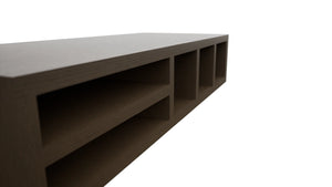 Fabuwood Canyon Oak WO306 Wall Organizer Rack, Detail View