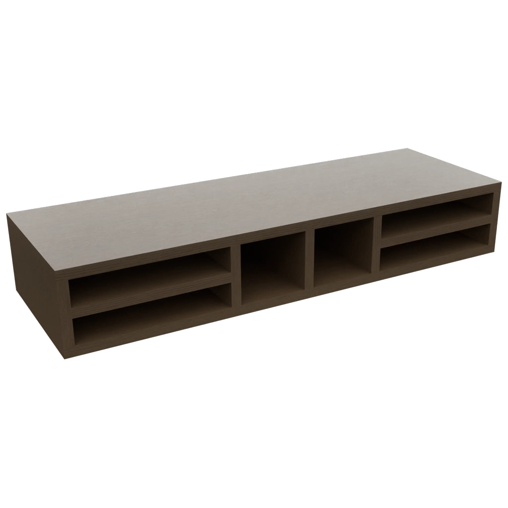 Fabuwood Canyon Oak WO366 Wall Organizer Rack, Top View