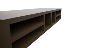 Fabuwood Canyon Oak WO366 Wall Organizer Rack, Detail View